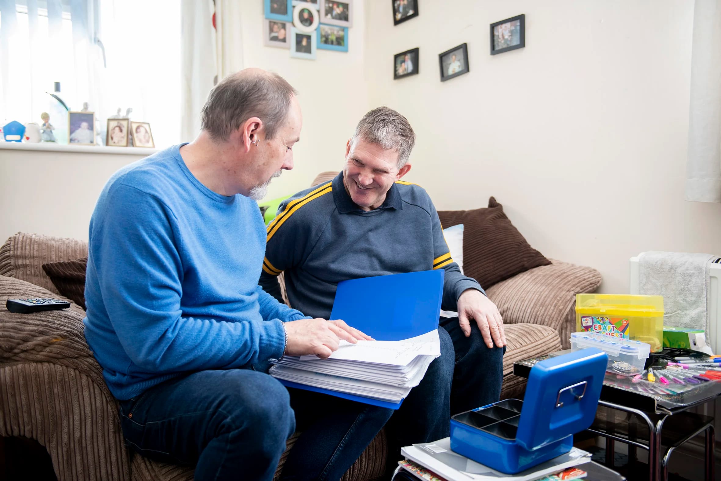 Professional care team meeting